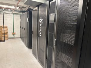 An image of a server room. 